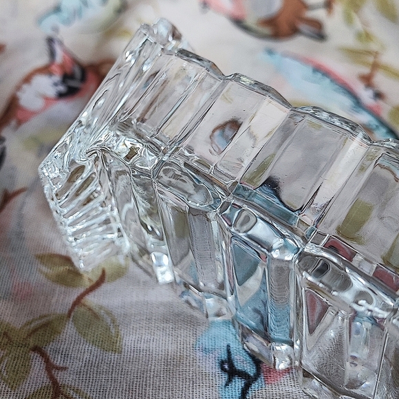 Crystal Cracker Tray Shell Design Clear Crystal Serving Dish Presentation - Picture 5 of 14